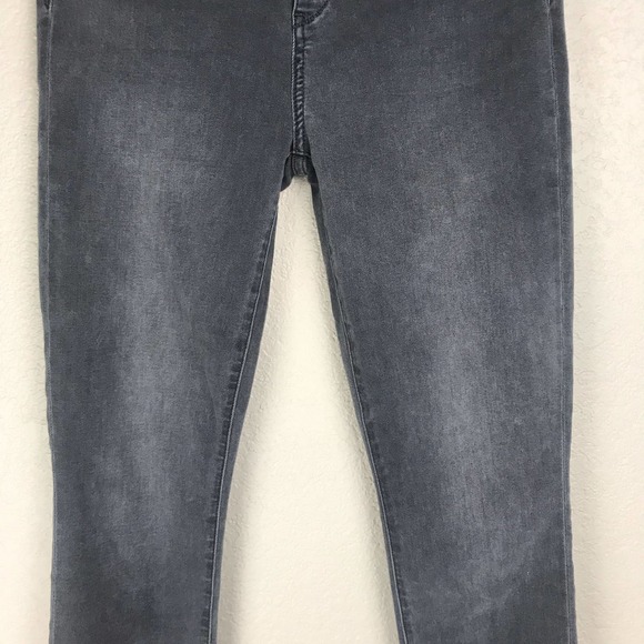Sam Edelman Jeans "The Kitten" Mid-Rise Skinny Ankle Gray Stretchy Size 30 - Picture 4 of 15